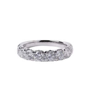 14k White Gold Diamond Band - 1.78cttw