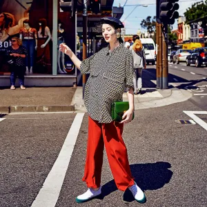 8GIRLS DESIGN PRINT OVERSIZED SHIRT