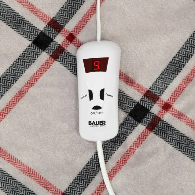 Bauer Luxury Soft Touch Heated Throw - Plaid