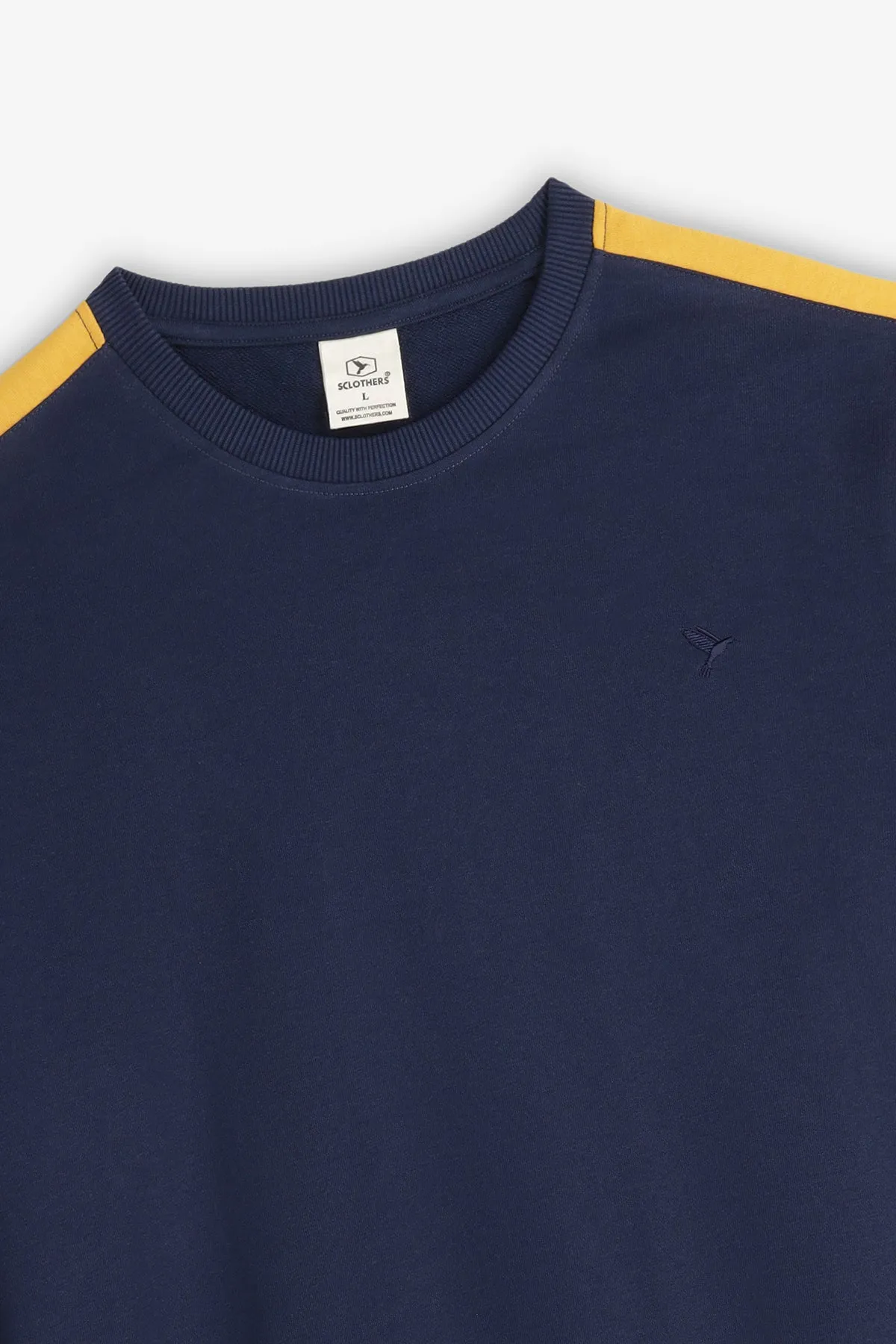 Blue Cut & Sew Sweatshirt - S24 - MSW087R