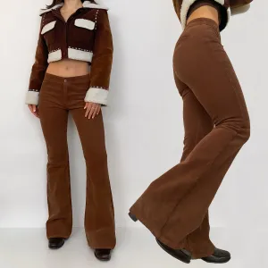 Brown Corduroy Flares