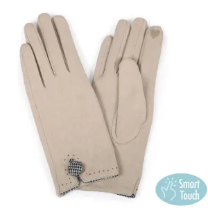 Button Smart Touch Winter Gloves