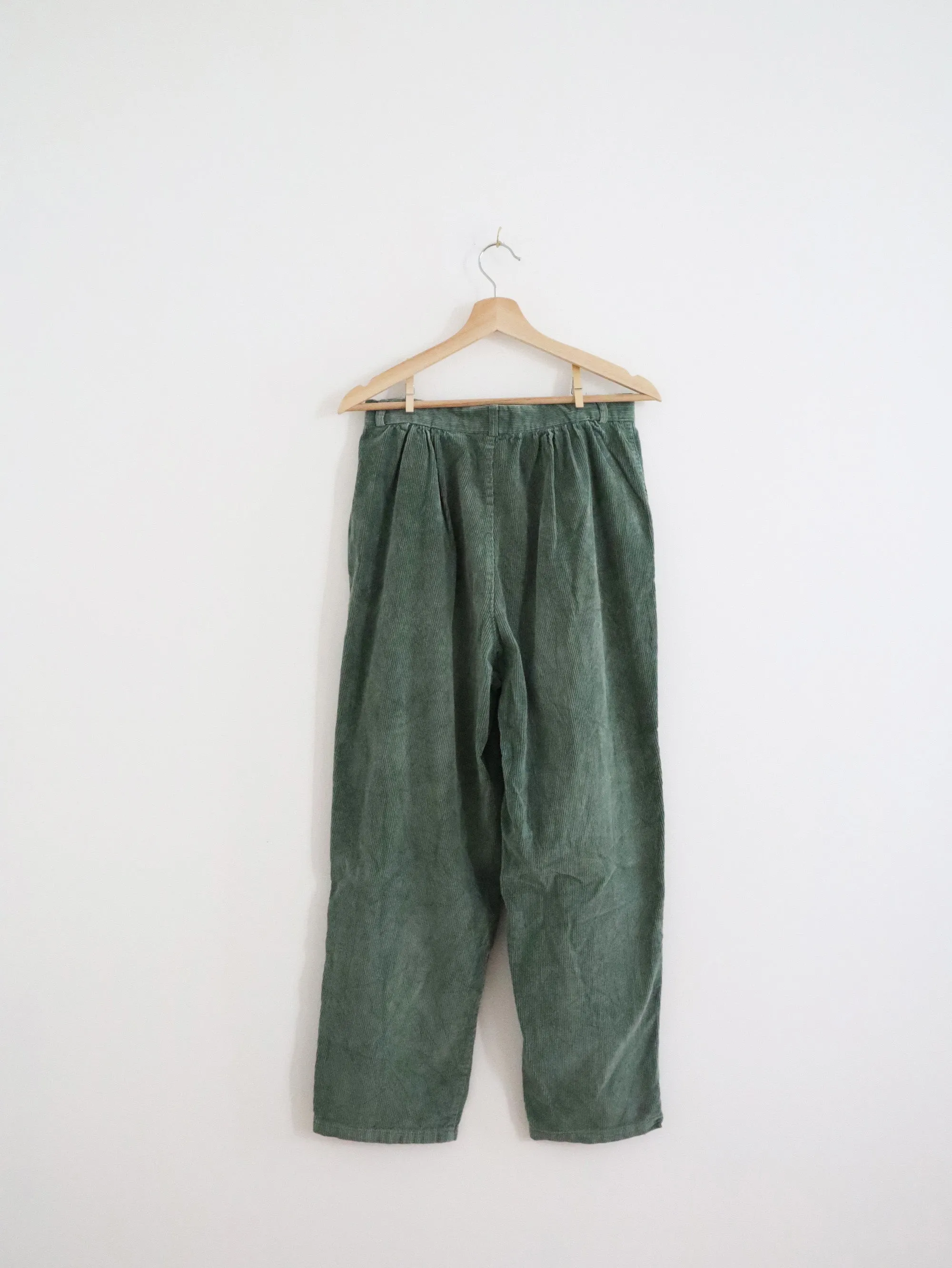 Calvin Klein Green Corduroy Pants (8/10)
