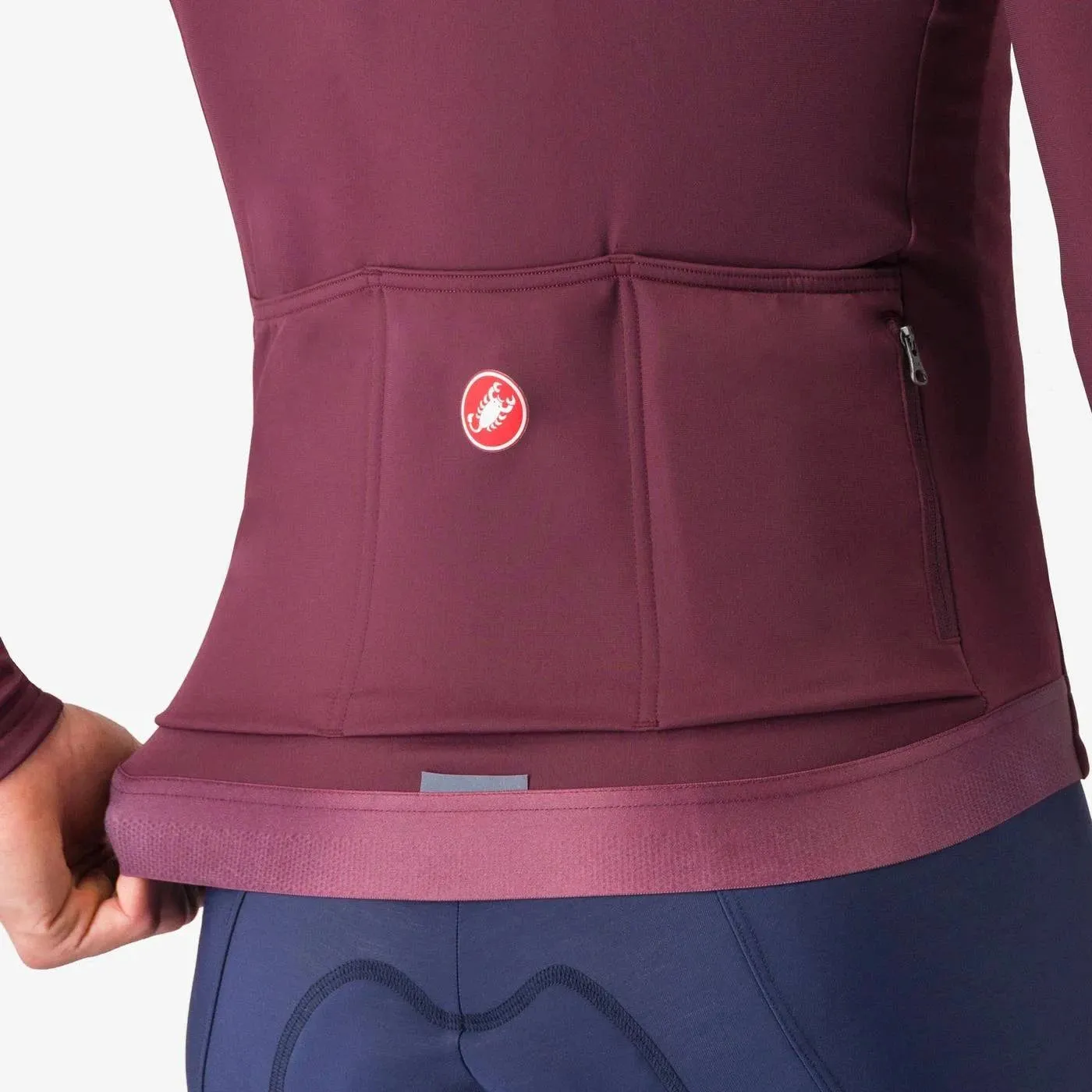 Castelli | Espresso Thermal Jersey | Heren | Deep Bordeaux