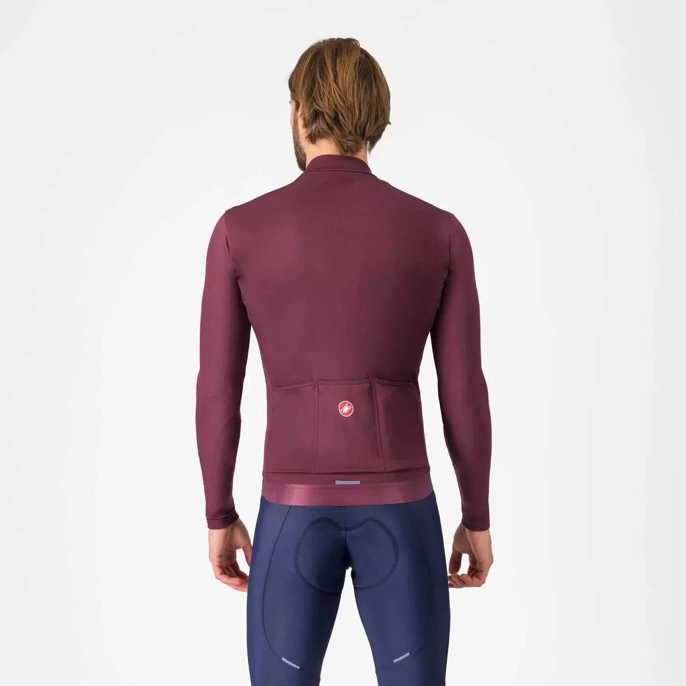Castelli | Espresso Thermal Jersey | Heren | Deep Bordeaux