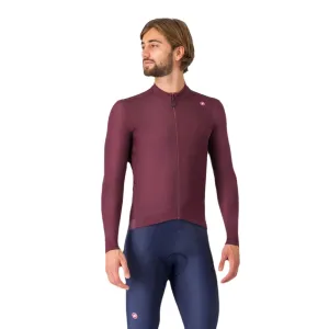 Castelli | Espresso Thermal Jersey | Heren | Deep Bordeaux