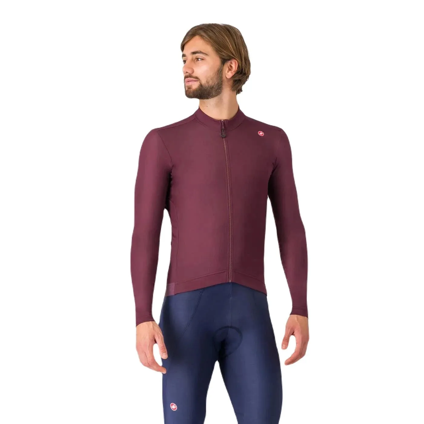 Castelli | Espresso Thermal Jersey | Heren | Deep Bordeaux