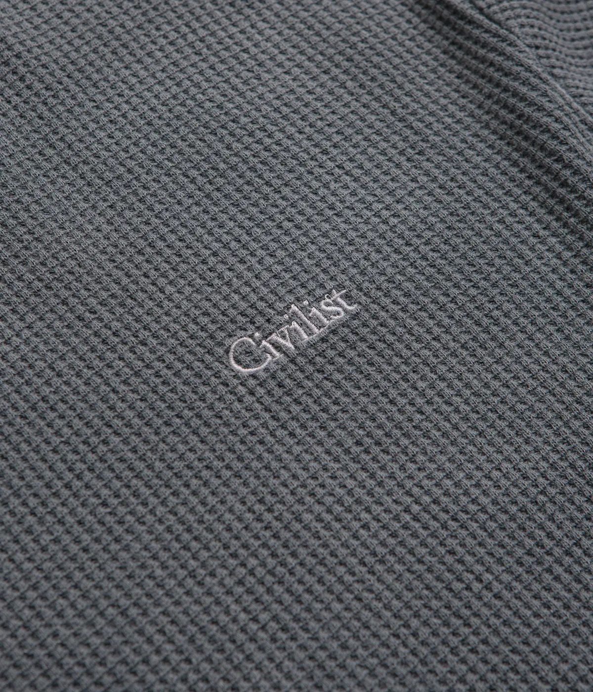 Civilist Thermal Long Sleeve T-Shirt - Pepper
