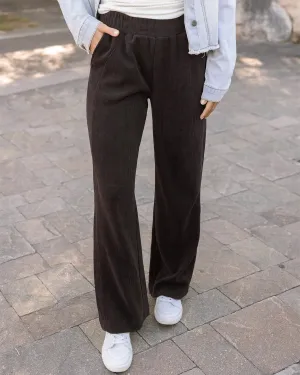 Corded Java Straight Leg Pants