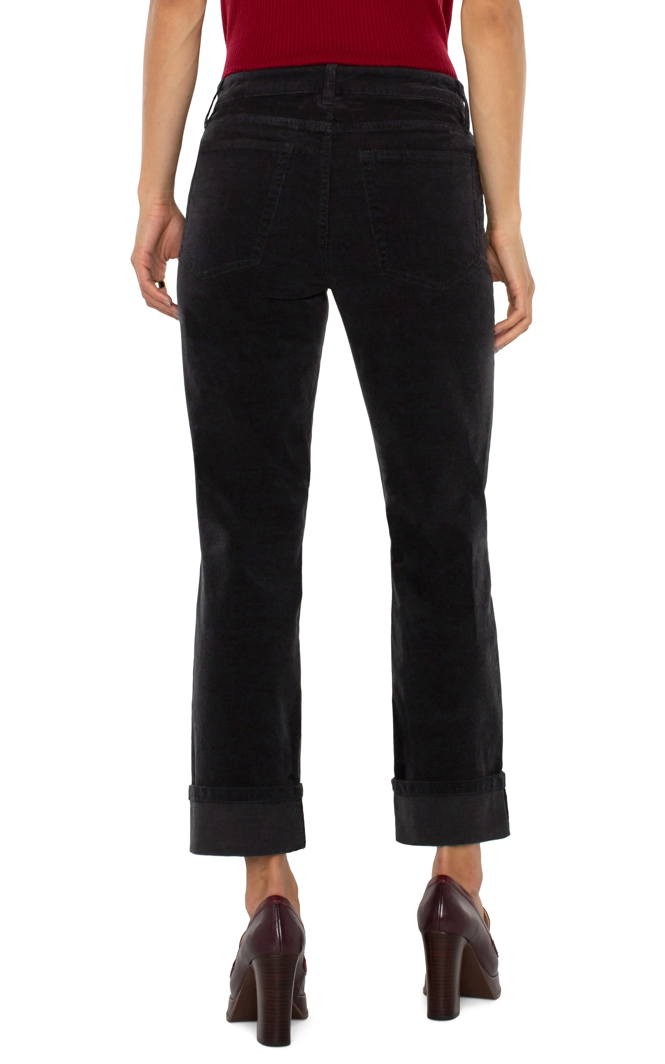 Corduroy Marley Girlfriend Cuffed Jean
