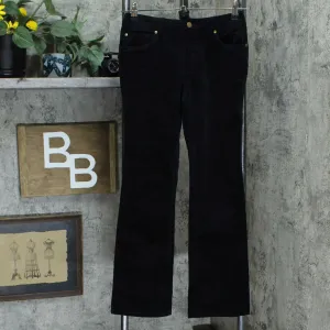 Curations Corduroy Bootcut Pants Black 6 Petite