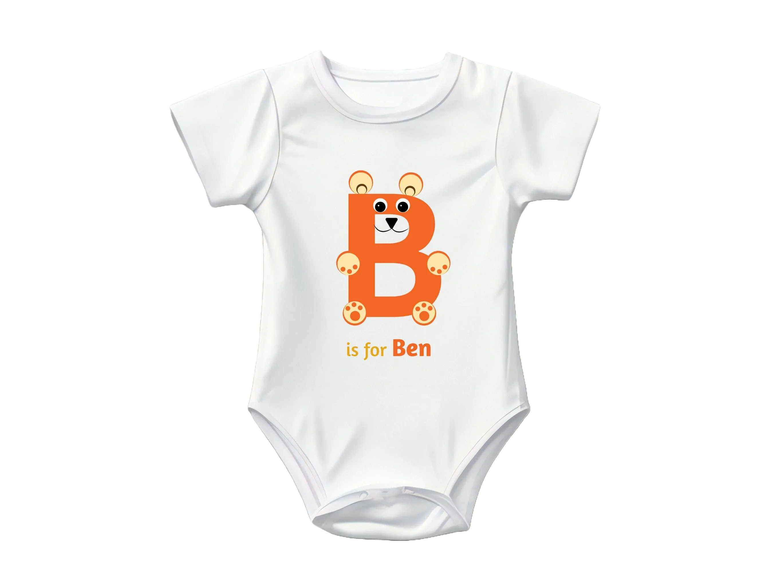 Custom Kids Tshirt Gift for Toddler Boys With Initials B Gift for Kids