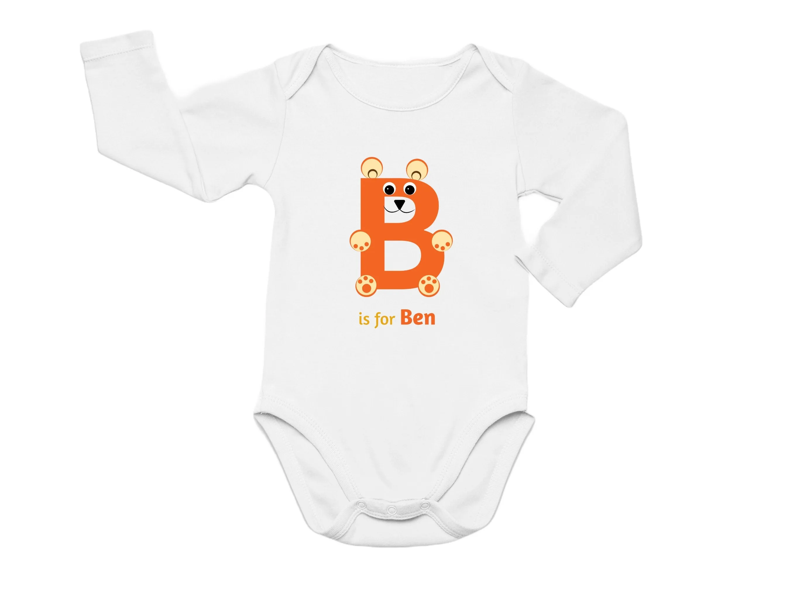 Custom Kids Tshirt Gift for Toddler Boys With Initials B Gift for Kids