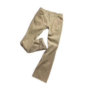 EVISU : CORDUROY FLARED PANTS