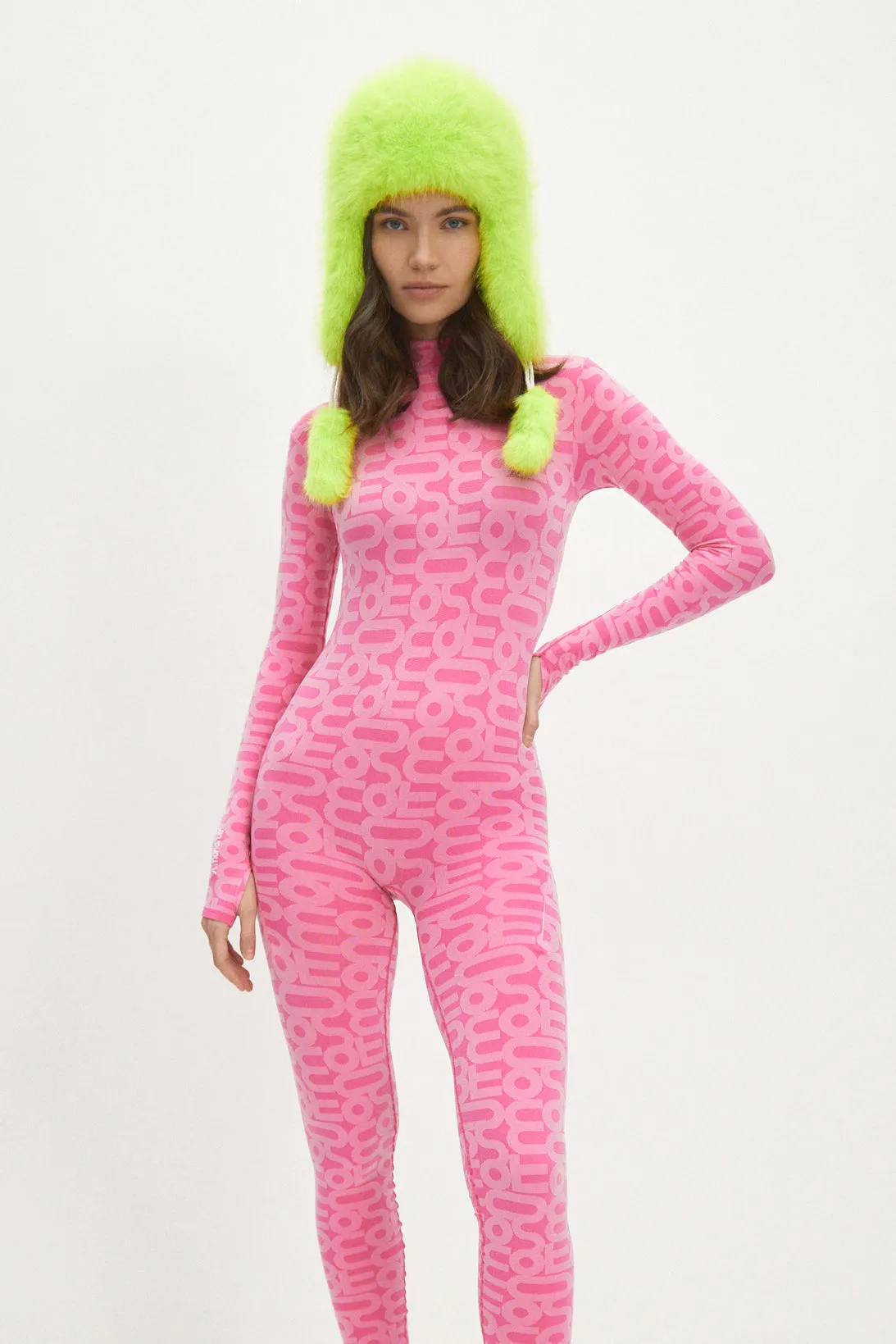 Fancy Poodle Faux Fur Hat Lime