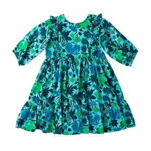 Girls Kelly Dress- Winter Mint