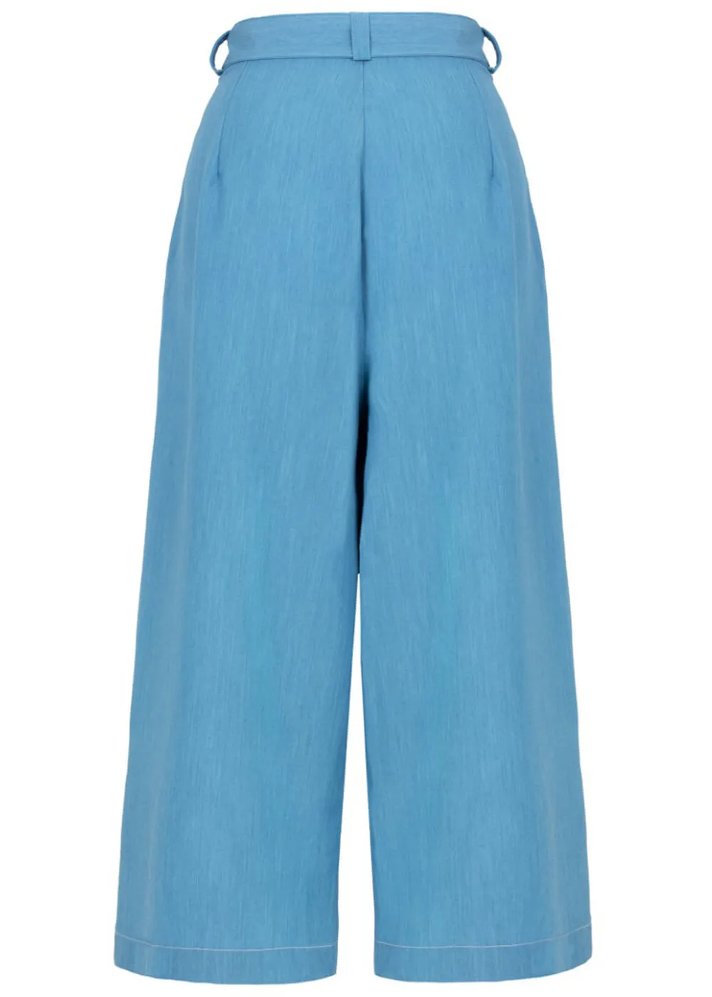 Hell Bunny Rylee Culottes Blue