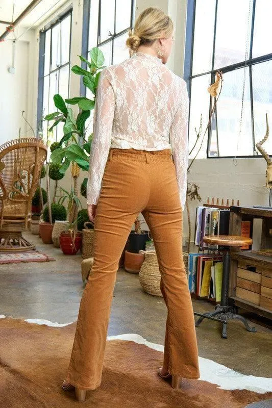 Jade by Jane Corduroy Flare Pants