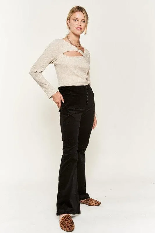 Jade by Jane Corduroy Flare Pants