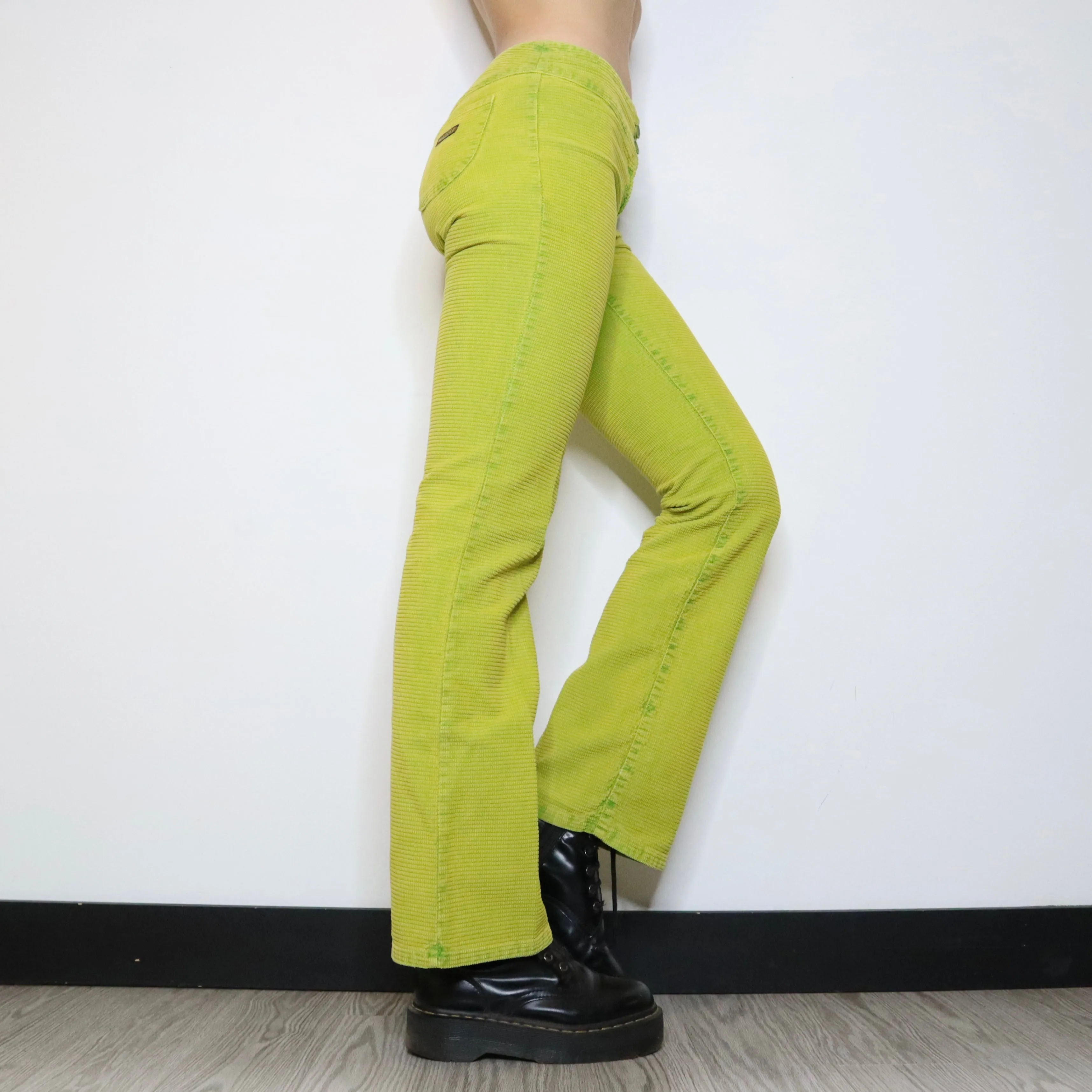 Miss Sixty Chartreuse Pants (S-M) 