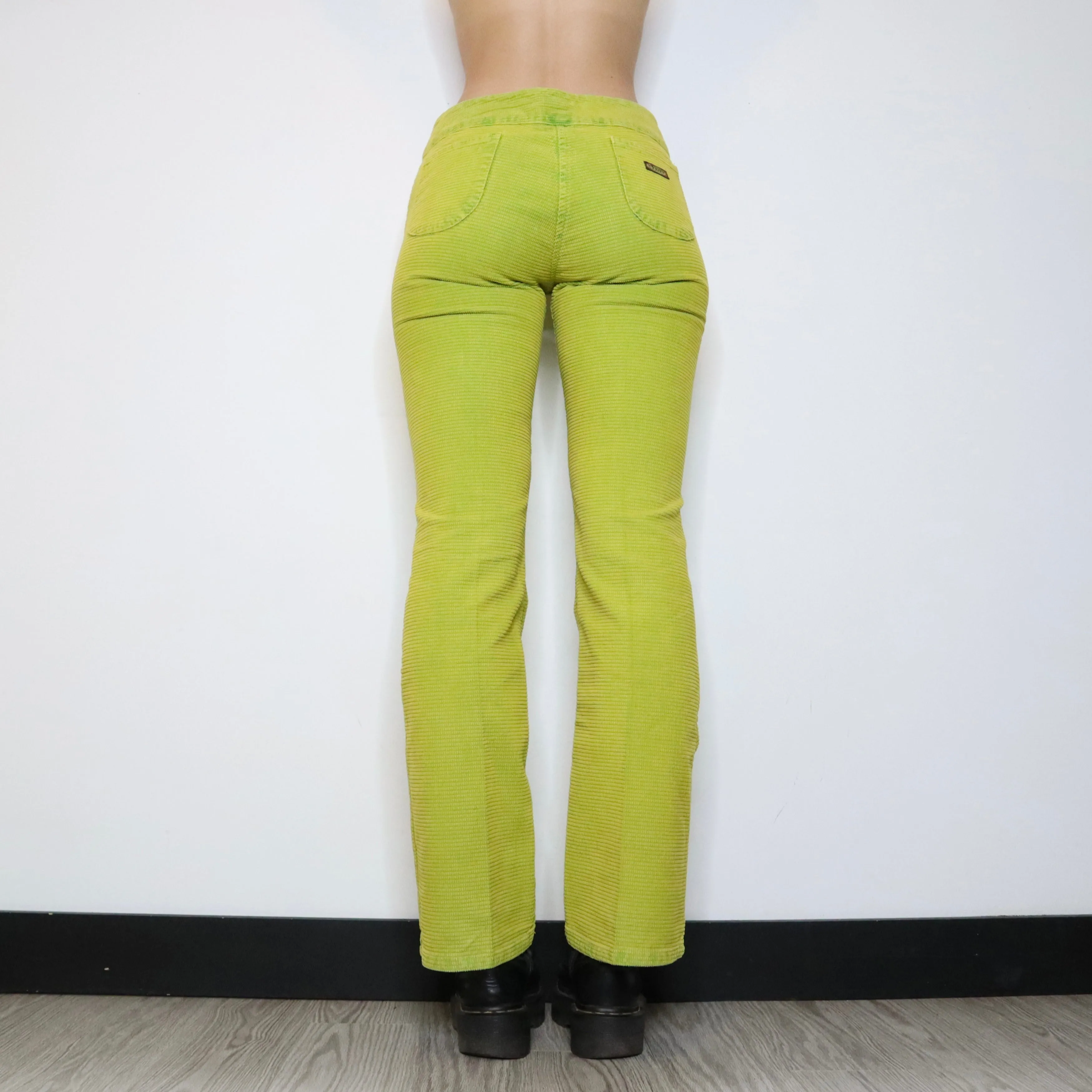 Miss Sixty Chartreuse Pants (S-M) 