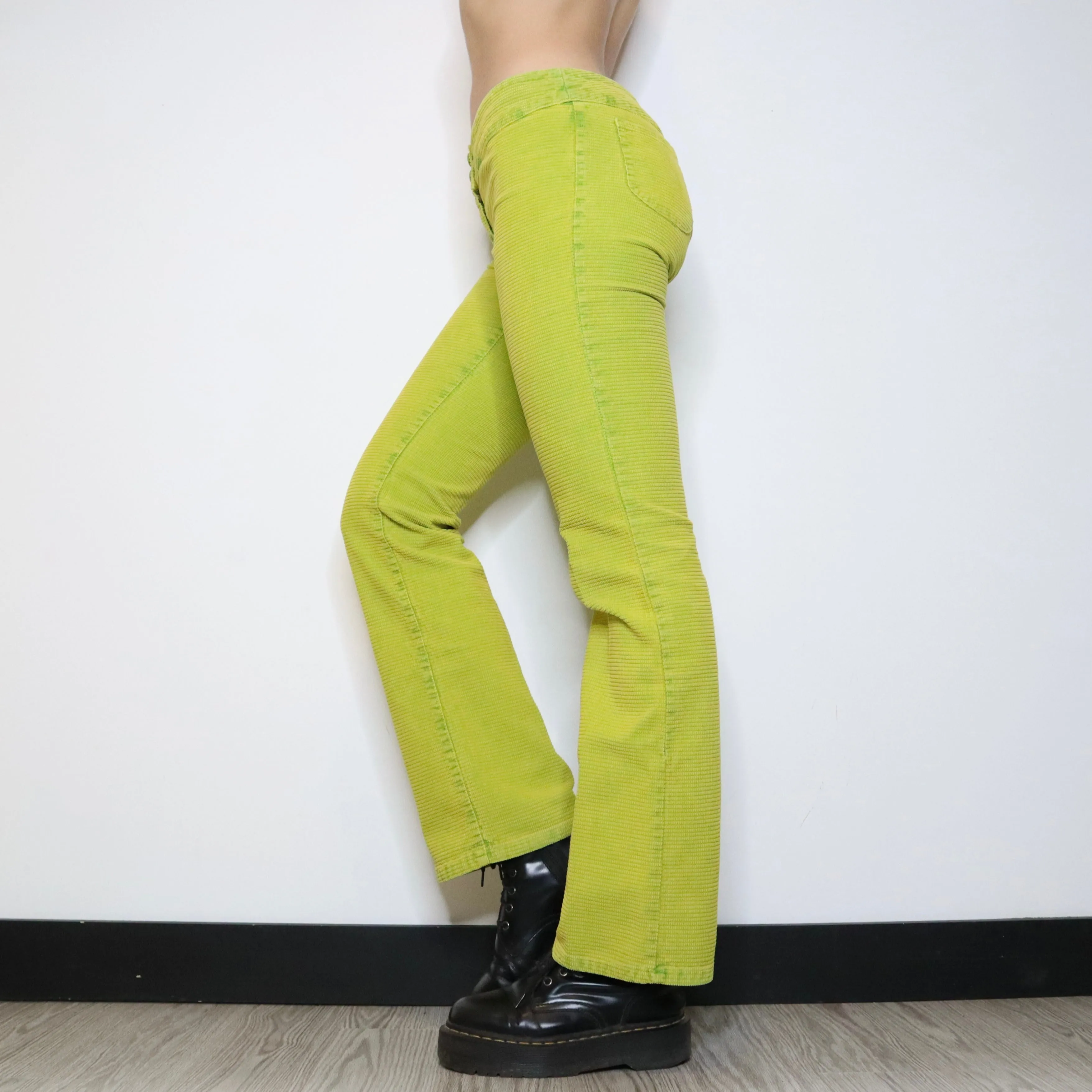 Miss Sixty Chartreuse Pants (S-M) 