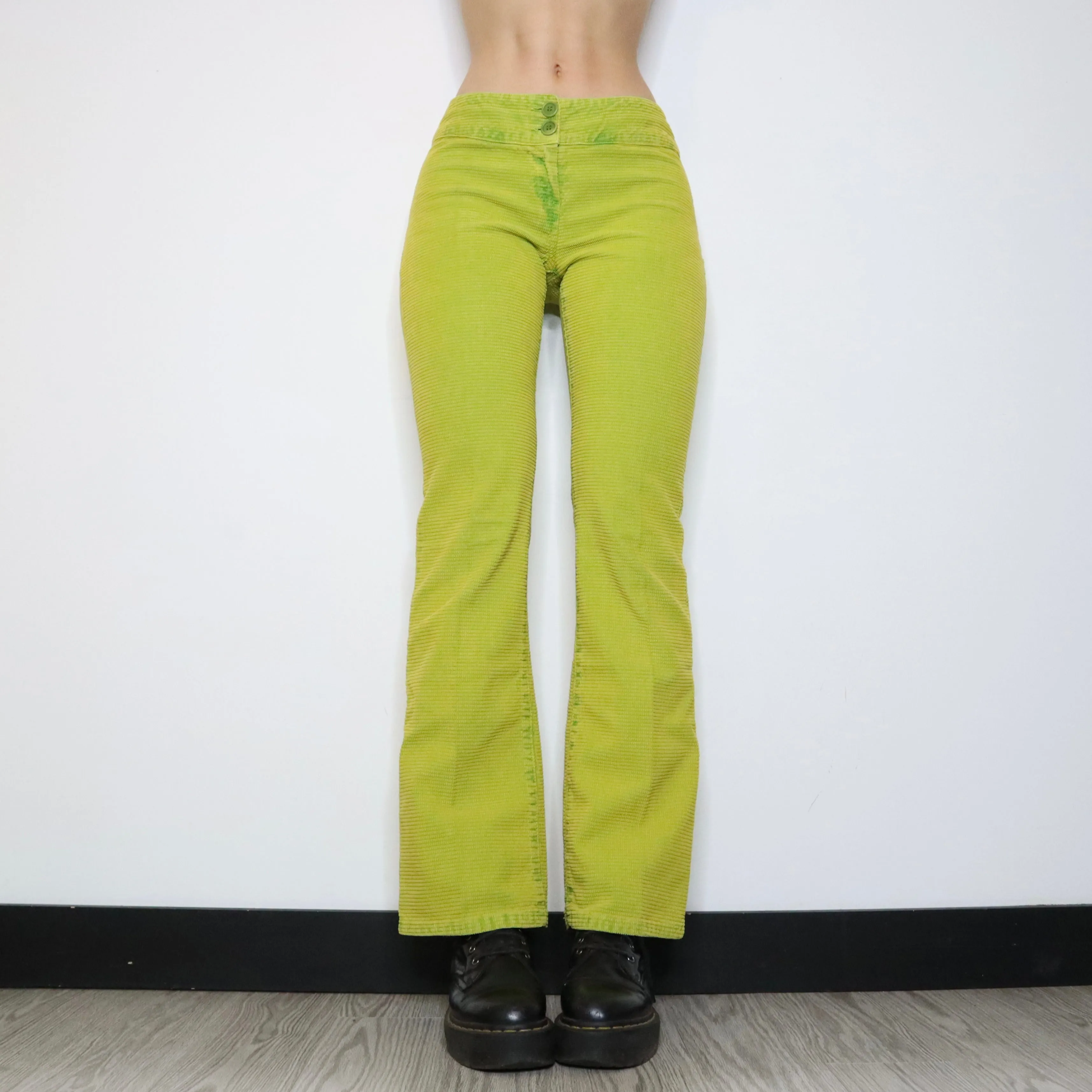 Miss Sixty Chartreuse Pants (S-M) 