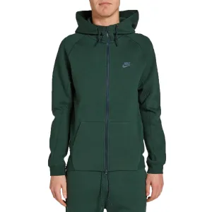 Nike Men's Sportswear Tech Fleece AW77 Full Zip Hoodie Gorge Green-Heather