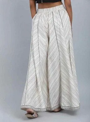 Off-White Striped Culottes