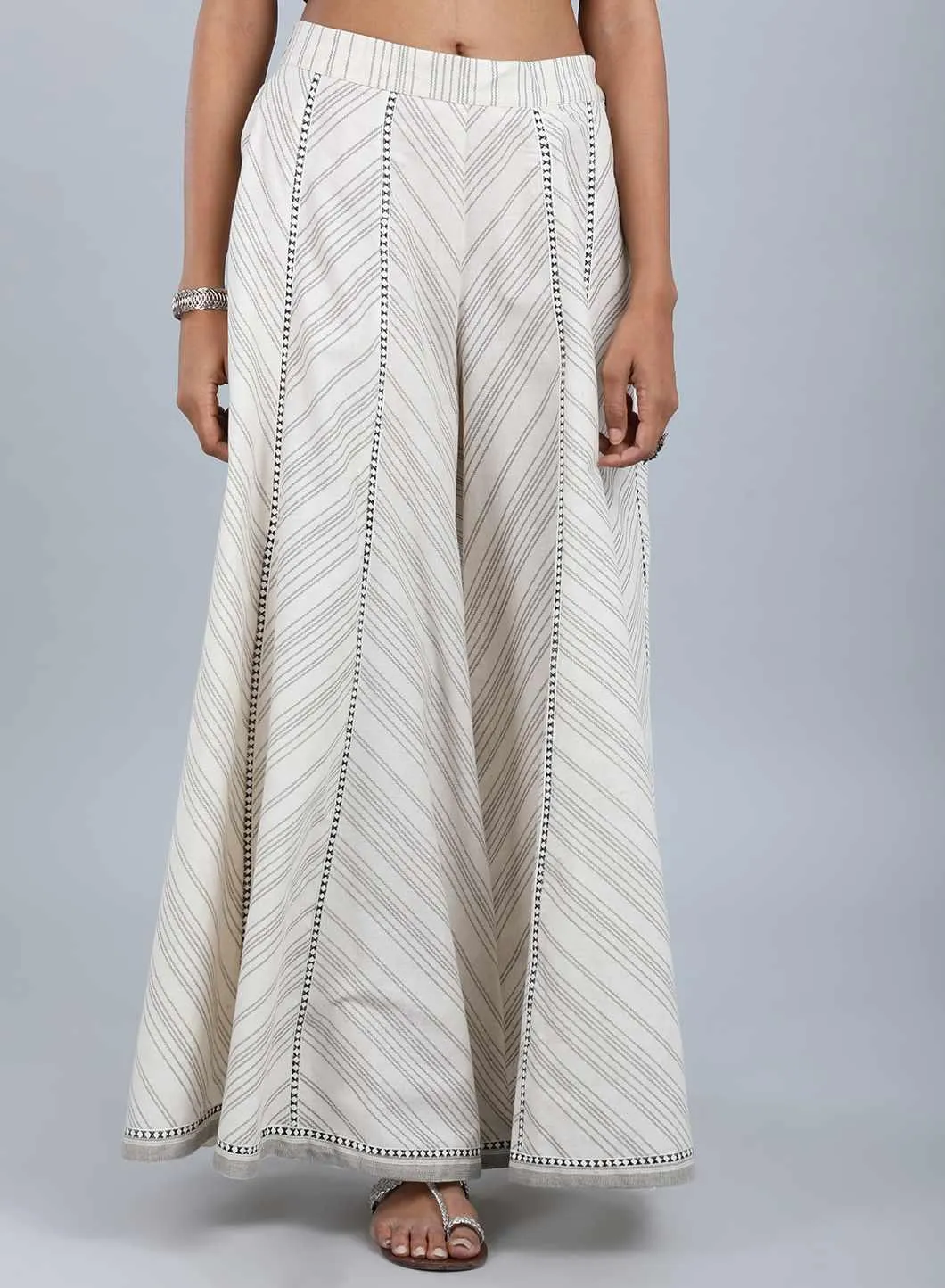 Off-White Striped Culottes