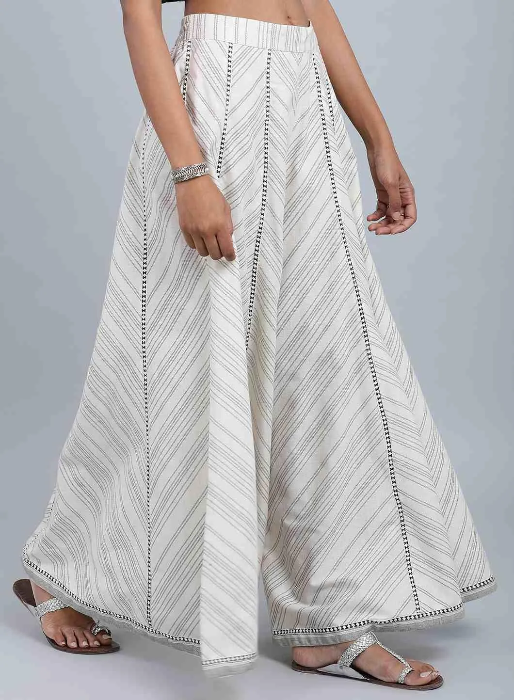 Off-White Striped Culottes