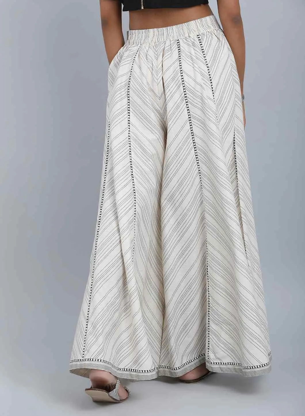 Off-White Striped Culottes