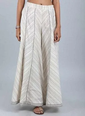 Off-White Striped Culottes
