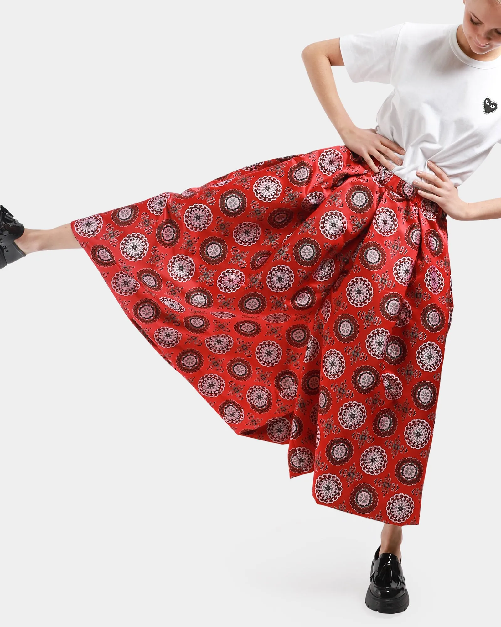 Oriental Brocade Culottes