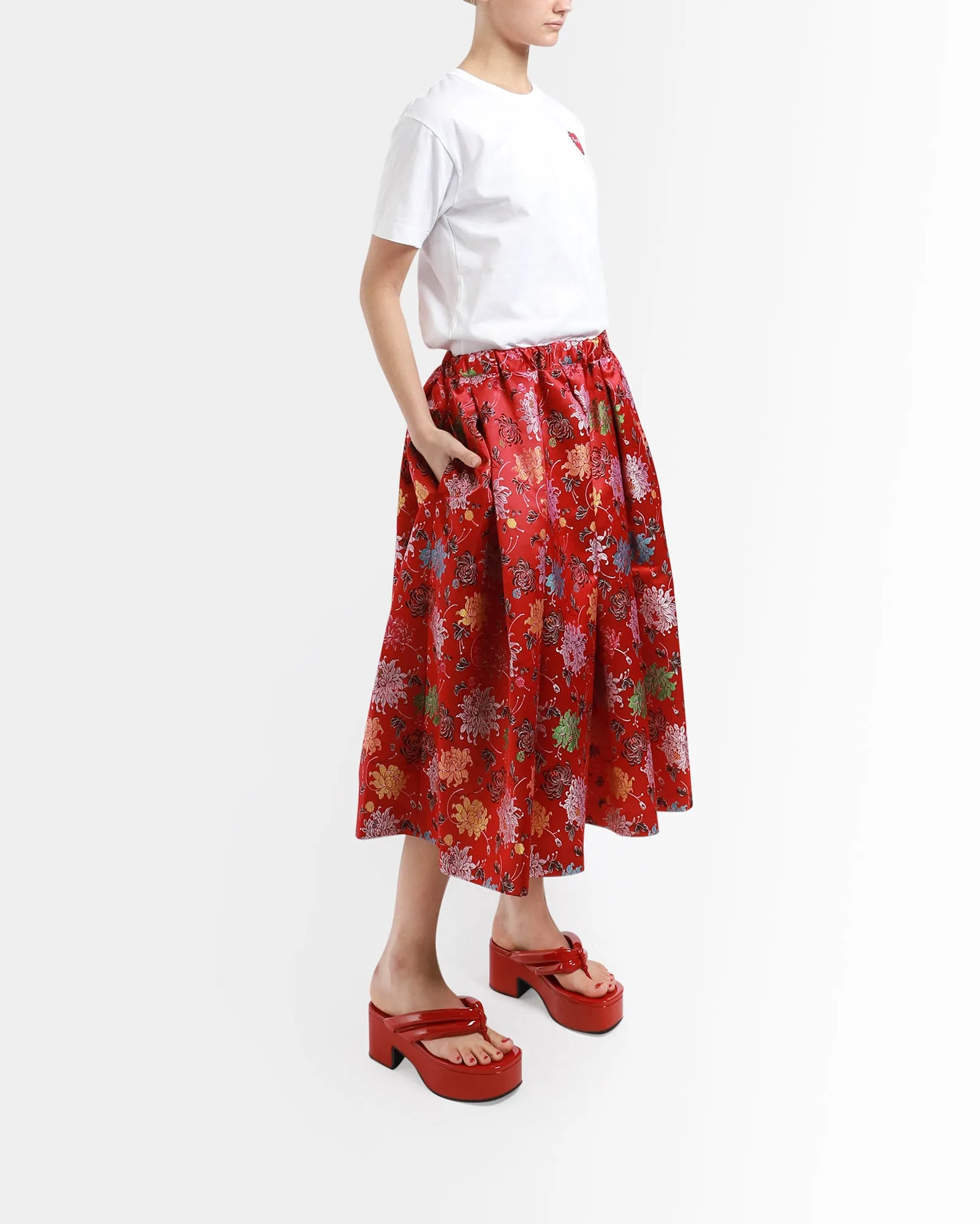 Oriental Brocade Culottes