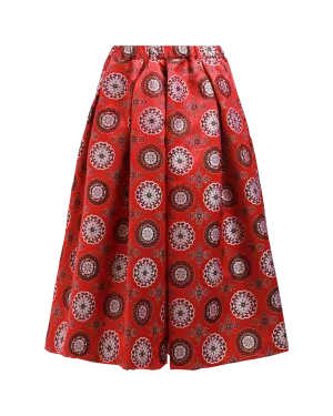 Oriental Brocade Culottes