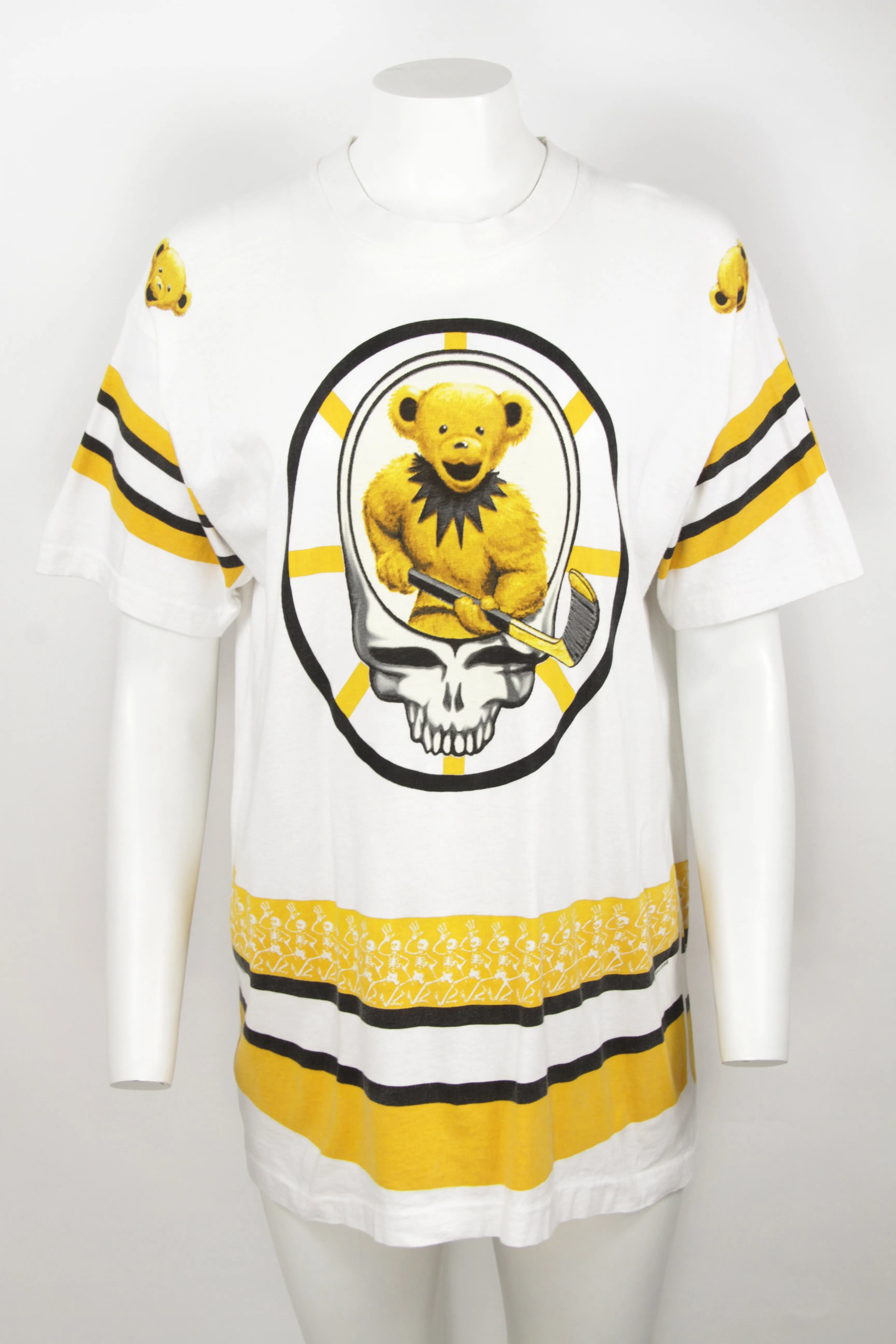 Original Rare Vintage Grateful Dead 1994 Fall Tour Boston Bruins T-shirt