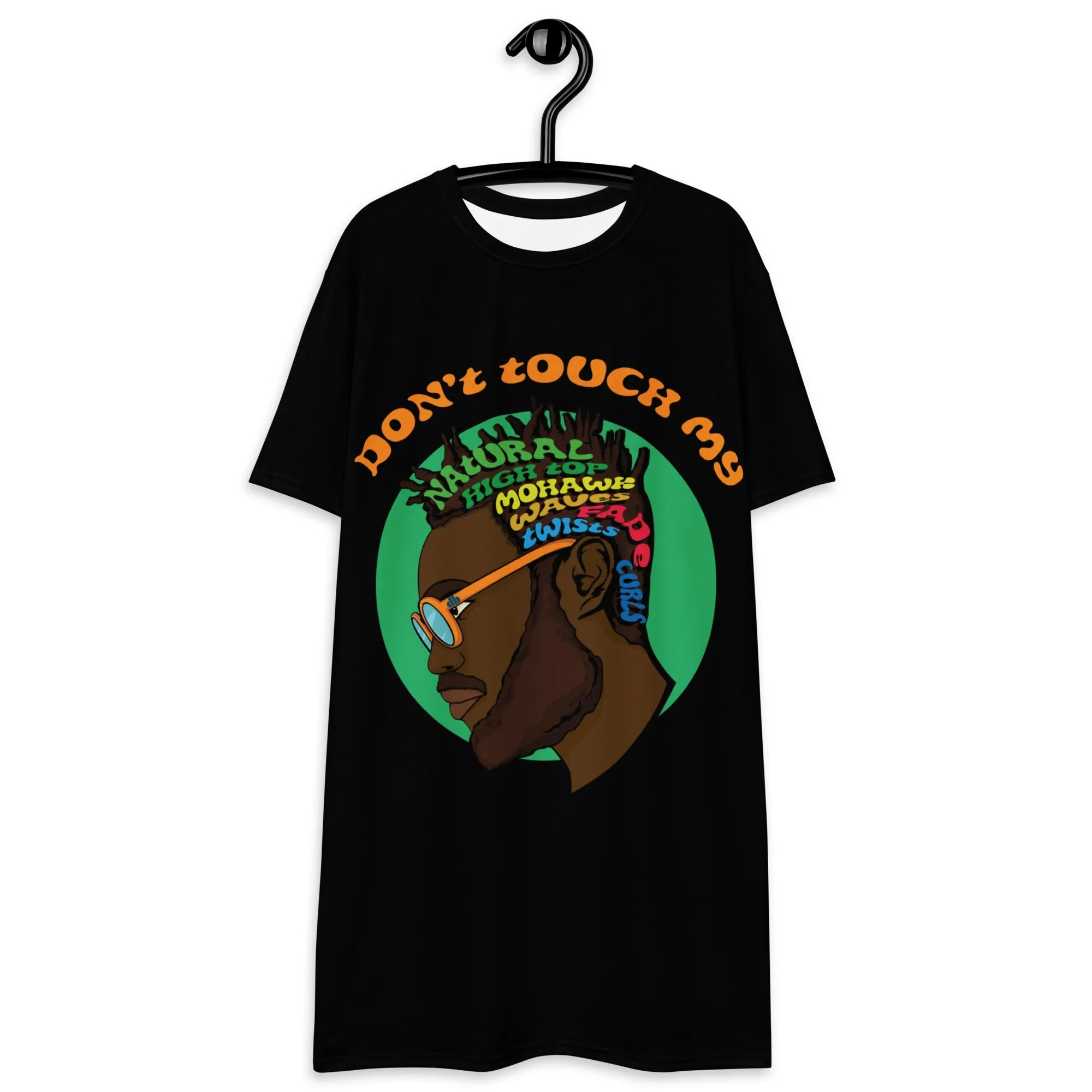 Oversized Graphic Tee - Don't Touch My Hair - Sizes 5XL-XS