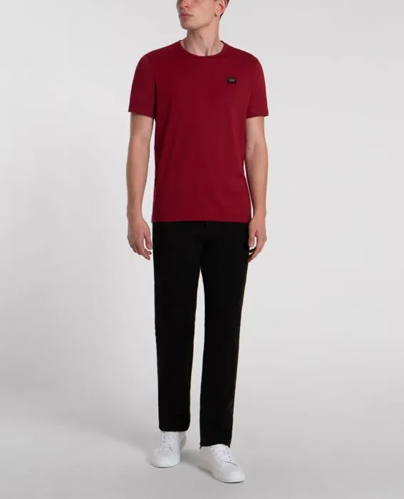 Paul & Shark Trousers Chino Stretch cotton soft touch Shark Fit | Black
