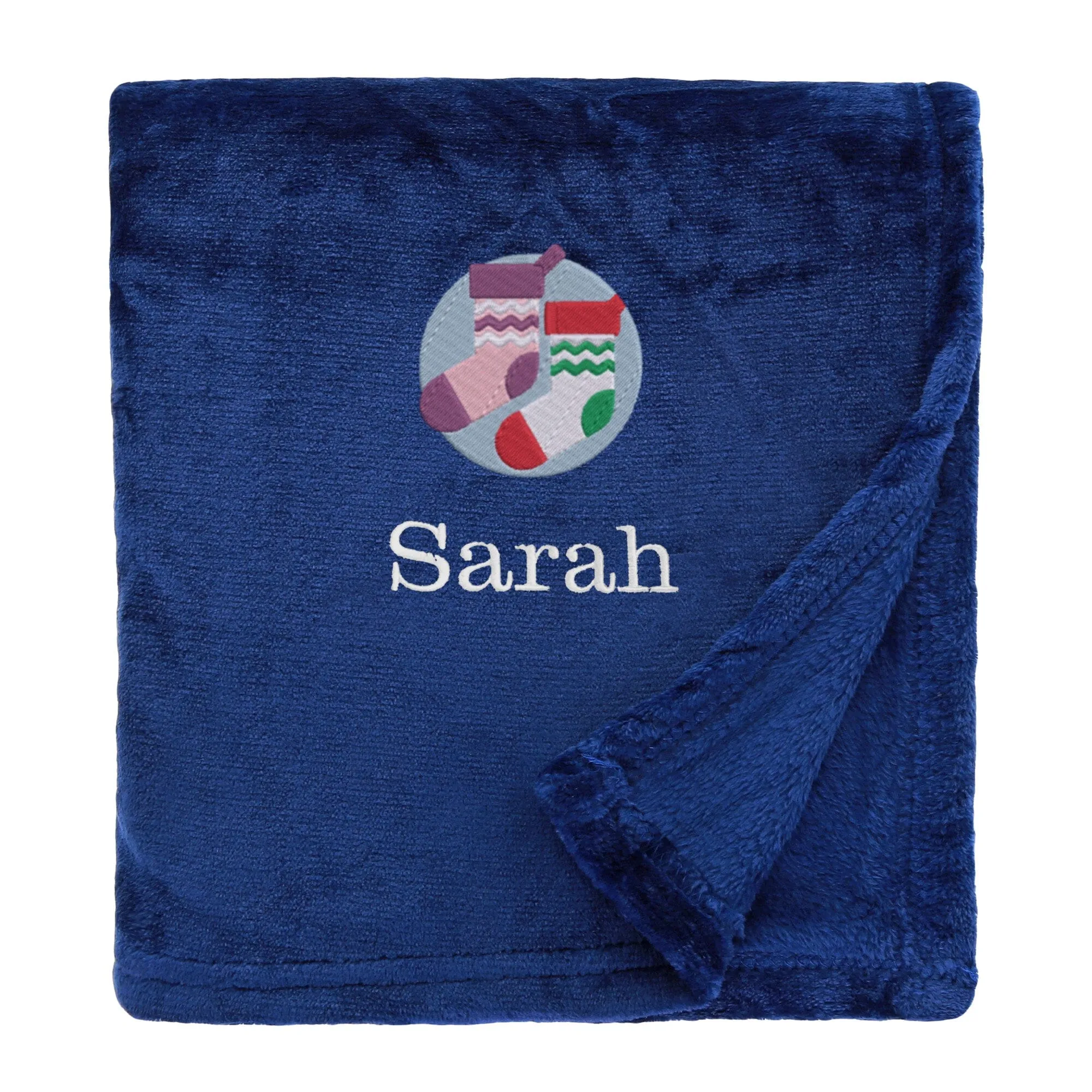 Personalised Christmas Stockings Christmas Snuggle Blanket