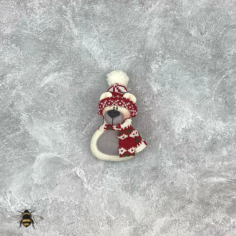 Pheby the Polar Bear Small Ornament