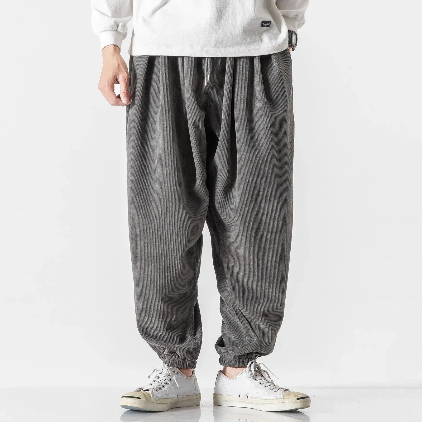 "Sumu" corduroy harem pants