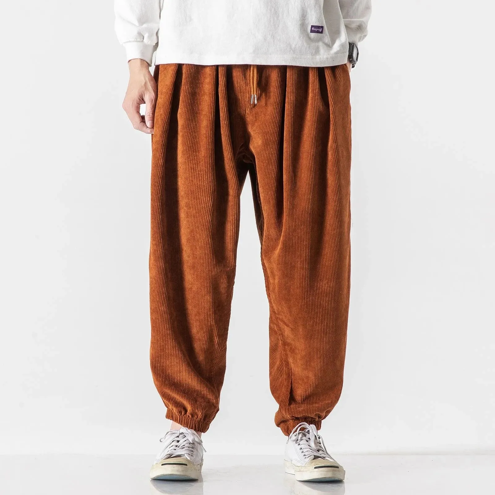 "Sumu" corduroy harem pants