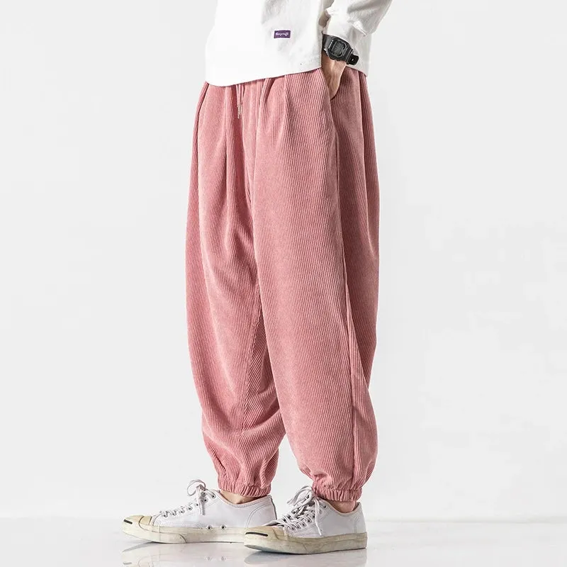 "Sumu" corduroy harem pants