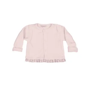 ROSE SWEET | Girls Pink Floral Velour Jacket