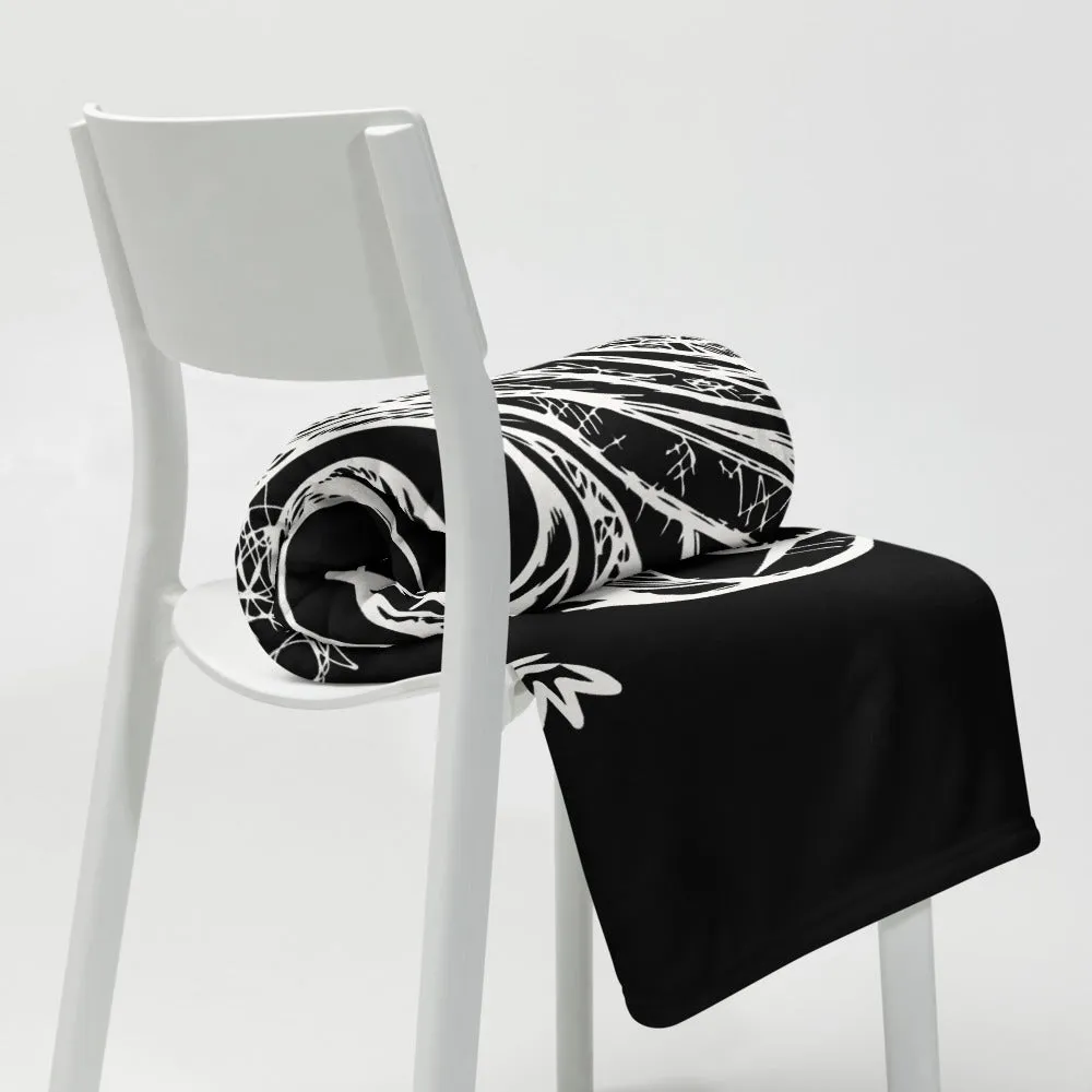 Royal Raven Blanket