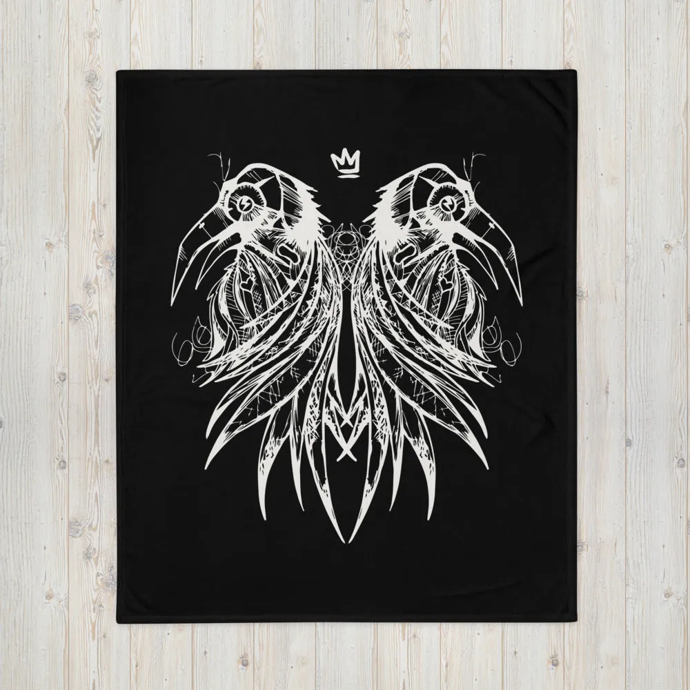 Royal Raven Blanket