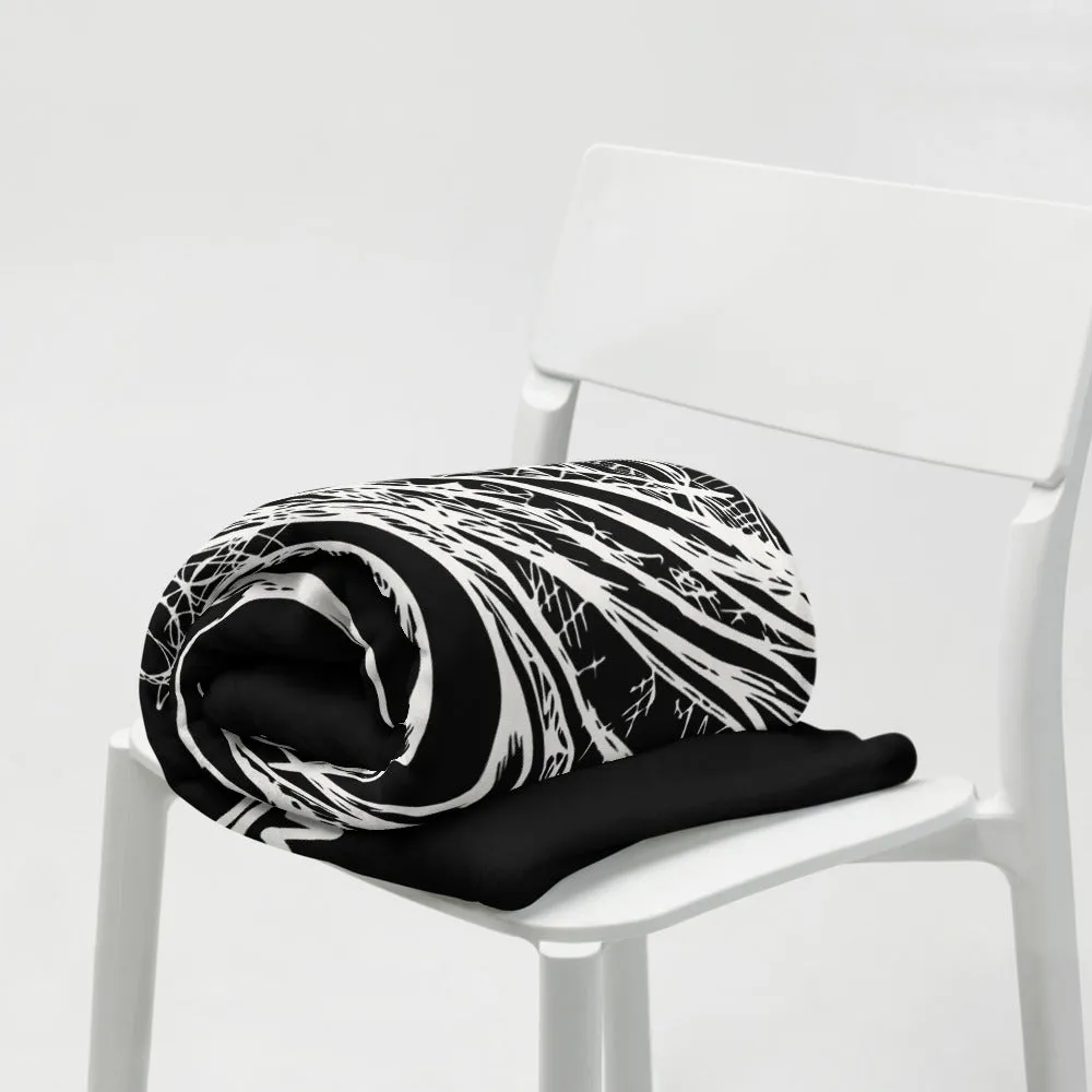 Royal Raven Blanket
