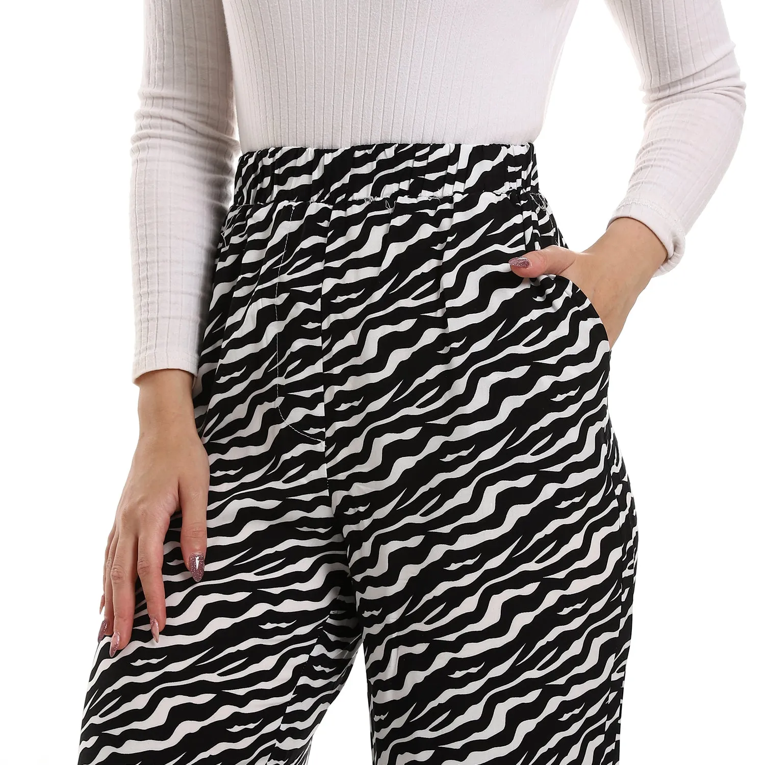 Side Striped Pants