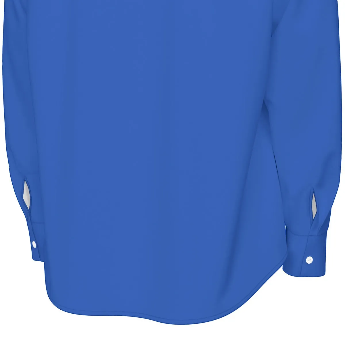 Sixty Eight 93 Logo White Blue Men's Cotton Long Sleeve Shirt